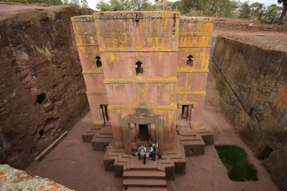 Rock-Hewn Church in Lalibela, Ethiopia